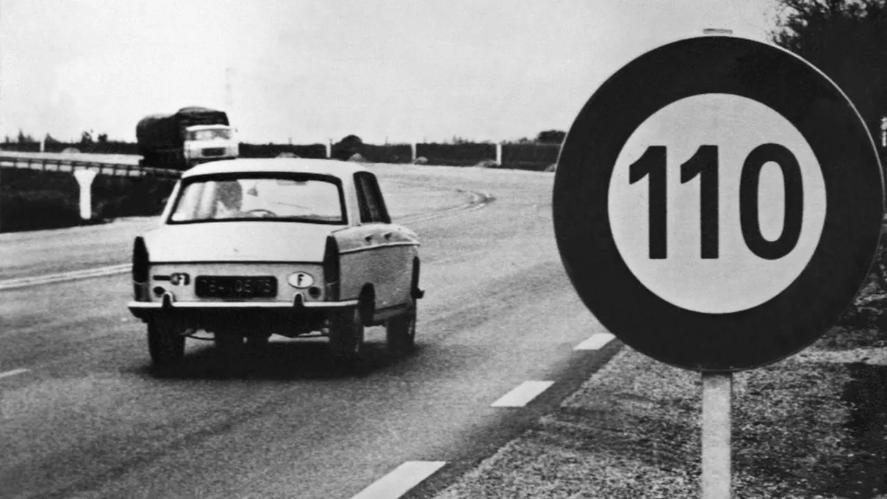 Route en 1970